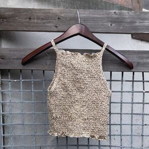 90’s cheetah crop top